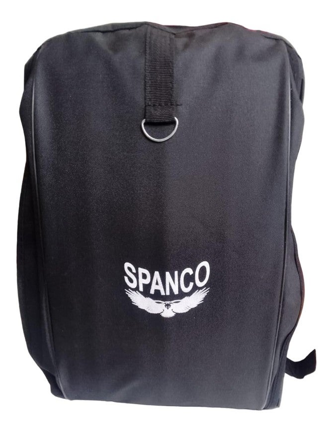 SPANCO Backpack for Office, Colleg, School & Travel Use for Men & Women | Size in Inches : 17 X 12 X 6 | Color : Black. - Image 2
